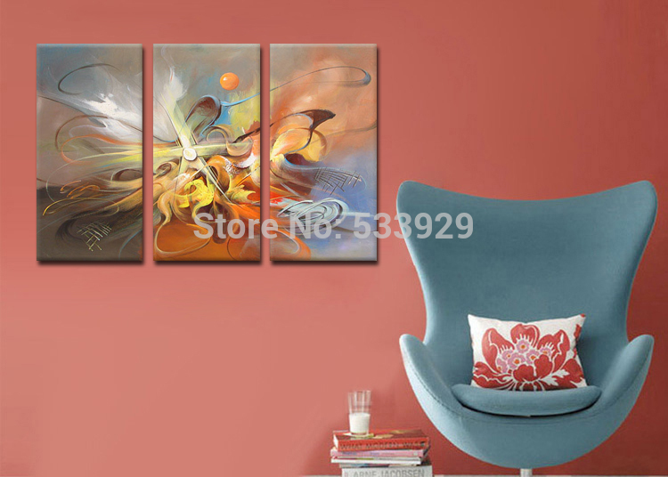 sell 3pcs abstract hand painted home wall decor art oil painting on canvas for living room sell 3pcs abstract hand painted home wall decor art oil painting on canvas for living room