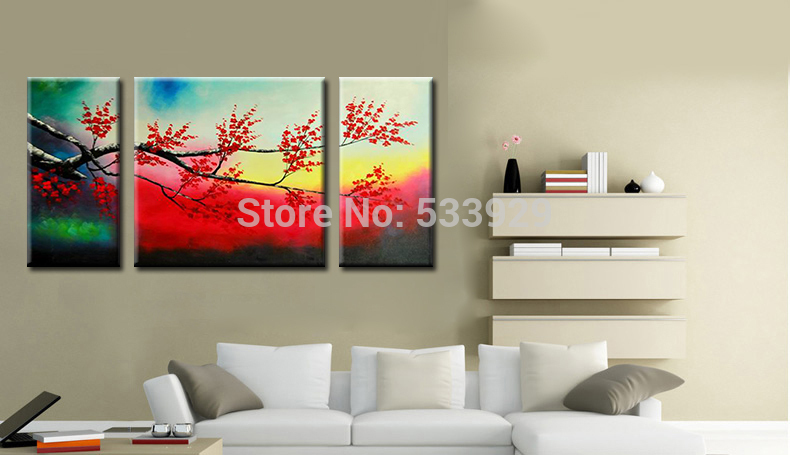 selling 3pcs abstract hand painted flower home wall decor art oil painting on canvas for living room selling 3pcs abstract hand painted flower home wall decor art oil painting on canvas for living room