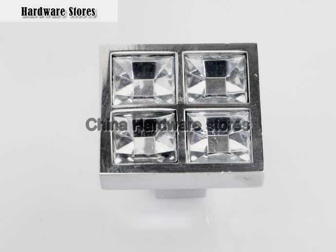 30PCS K9 Crystal Glass Chrome Furniture Knobs Cabinet Door New (Diameter: 27MM) 30PCS K9 Crystal Glass Chrome Furniture Knobs Cabinet Door New (Diameter: 27MM)