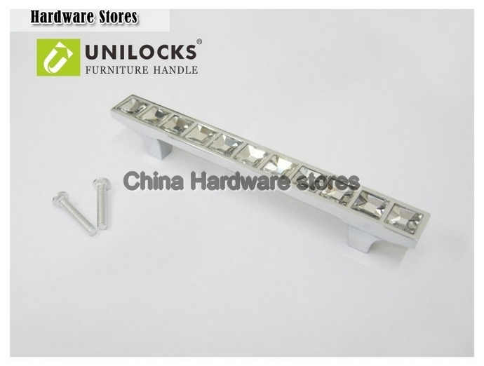 30Pcs Clear K9 Crystal Furniture Handle For cabinet hardware (C.C.. 96mm,Length:135mm) 30Pcs Clear K9 Crystal Furniture Handle For cabinet hardware (C.C.. 96mm,Length:135mm)