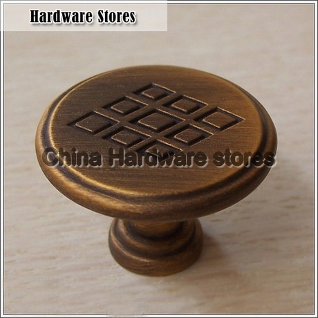32MM zinc alloy Europe Style Ambry Handle/ Antique drawer cabinet Door Knob