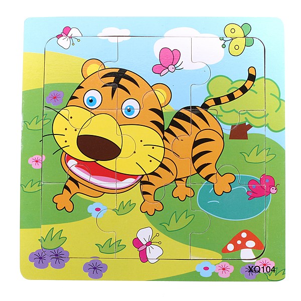 carton design interesting 9pcs wooden tiger puzzle educational developmental baby kids training toy non-toxic paints new carton design interesting 9pcs wooden tiger puzzle educational developmental baby kids training toy non-toxic paints new