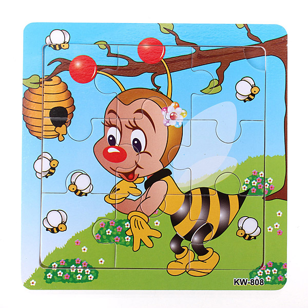 new arrival non-toxic paints 9pcs wooden bee puzzle educational developmental baby kids training imagination toy muti-color new arrival non-toxic paints 9pcs wooden bee puzzle educational developmental baby kids training imagination toy muti-color
