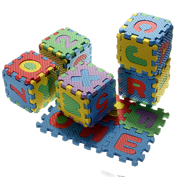 original new kids children baby infant mini eva foam alphabet letters numbers soft play mat puzzle kids educational toys