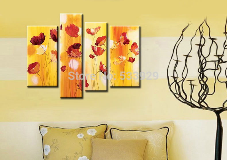 sell 4pcs abstract hand painted home wall decor art oil painting on canvas for living room sell 4pcs abstract hand painted home wall decor art oil painting on canvas for living room
