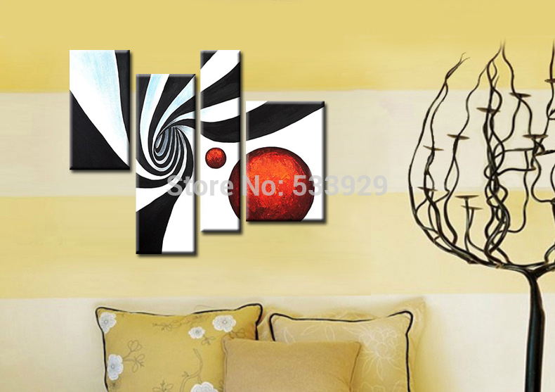 sell 4pcs abstract hand painted home wall decor art oil painting on canvas for living room sell 4pcs abstract hand painted home wall decor art oil painting on canvas for living room
