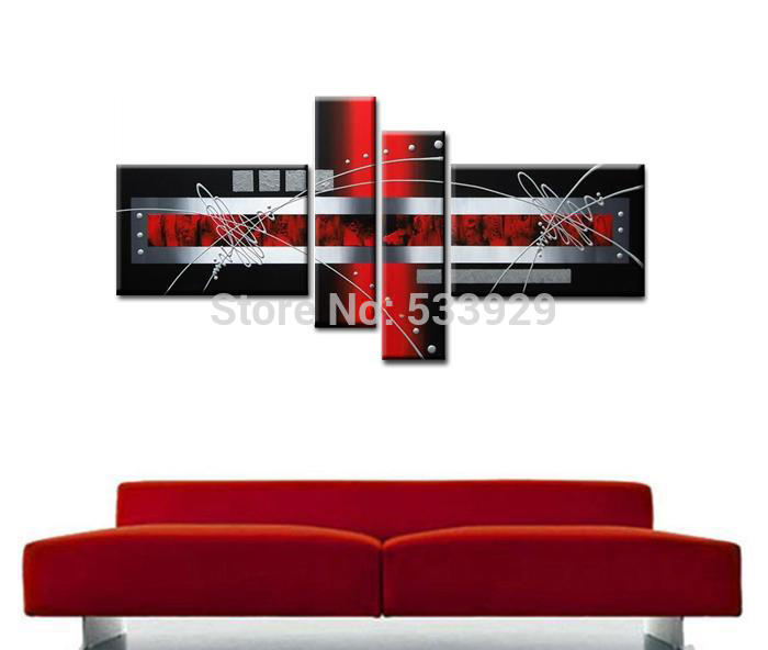 sell 4pcs abstract hand painted home wall decor art oil painting on canvas for living room sell 4pcs abstract hand painted home wall decor art oil painting on canvas for living room