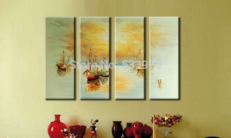 sell 4pcs abstract hand painted landscape home wall decor art oil painting on canvas for living room sell 4pcs abstract hand painted landscape home wall decor art oil painting on canvas for living room