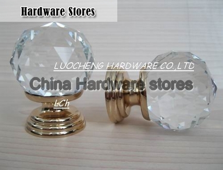 4PCS/LOT 40MM CLEAR CUT CRYSTAL CABINET KNOB WITH K-GOLD FINISH BRASS BASE 4PCS/LOT 40MM CLEAR CUT CRYSTAL CABINET KNOB WITH K-GOLD FINISH BRASS BASE