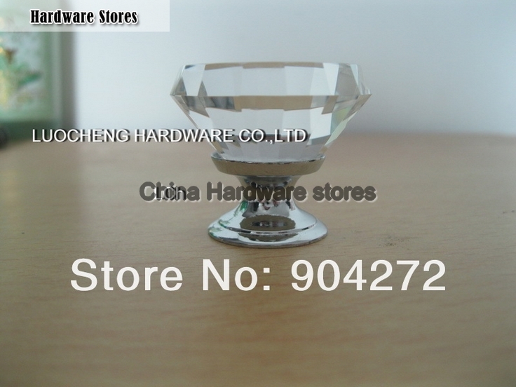 50PCS/LOT NEW-DESIGNED CLEAR CUT CRYSTAL KNOB WITH CHROME ZINC BASE 50PCS/LOT NEW-DESIGNED CLEAR CUT CRYSTAL KNOB WITH CHROME ZINC BASE