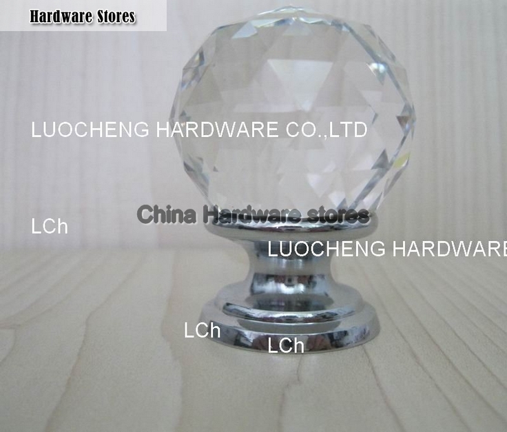 60PCS/LOT 40MM CLEAR CRYSTAL CABINET KNOB ON A CHROME BRASS BASE 60PCS/LOT 40MM CLEAR CRYSTAL CABINET KNOB ON A CHROME BRASS BASE