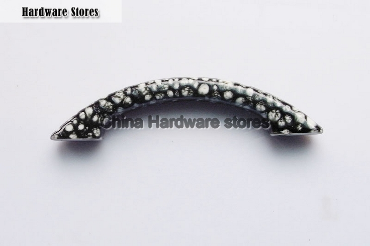 6Pcs Furniture Hardware Ceramic Wardrobe Drawer Cabinet Pull Handle And Knobs (C.C.:96mm, L:134mm) 6Pcs Furniture Hardware Ceramic Wardrobe Drawer Cabinet Pull Handle And Knobs (C.C.:96mm, L:134mm)