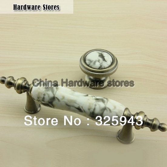 75mm Ceramic Furniture Brushed Nickel Cabinet Kichen Door Drawer Porcelain Pull Handles And Knobs 75mm Ceramic Furniture Brushed Nickel Cabinet Kichen Door Drawer Porcelain Pull Handles And Knobs
