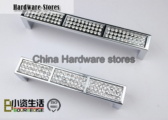 96mm crystal pull handle / modern style drawer handle, Clear Crystal dresser pull handle l, C: 96mm,L:106mm 96mm crystal pull handle / modern style drawer handle, Clear Crystal dresser pull handle l, C: 96mm,L:106mm