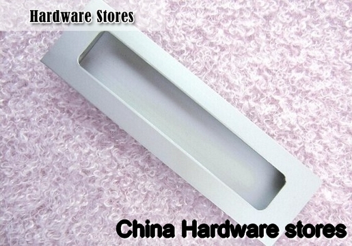 Home Hardware Aluminum Alloy dark handle sliding door handle drawer pulls(C.C.:128mm,Length:145mm)