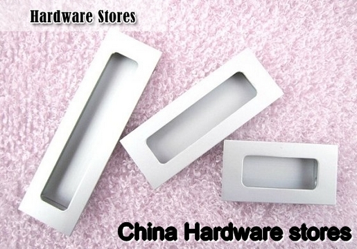 Home Hardware Aluminum Alloy dark handle sliding door handle drawer pulls(C.C.:96mm,Length:110mm)