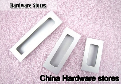 Home Hardware Aluminum Alloy dark handle sliding door handle drawer pulls(C.C.:96mm,Length:110mm)