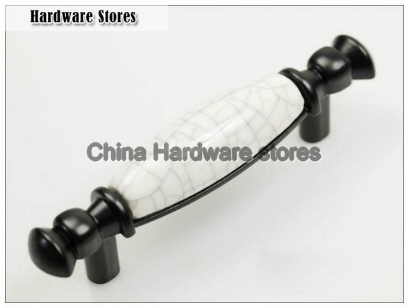 Ceramic Kitchen or Bathroom Pulls knobs handles(C.C.64mm, 95mm)