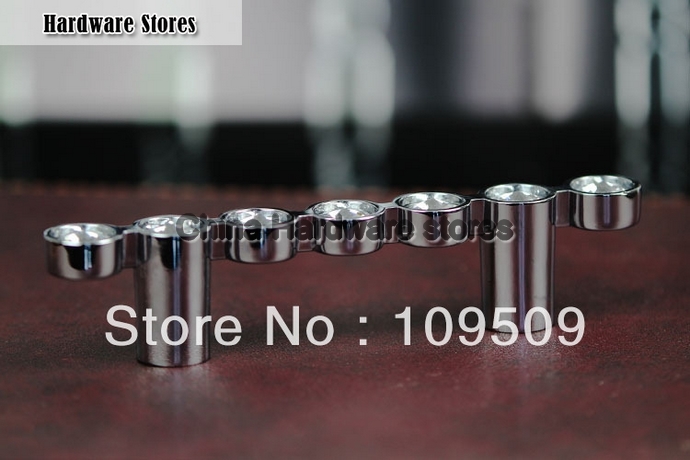 Clear Zinc Alloy Crystal Knobs for Modern Furniture