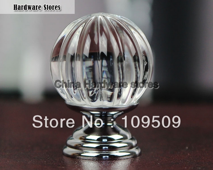 Clear Zinc Alloy Crystal Knobs or Furniture Crystal Handle