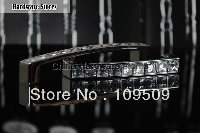 Clear Zinc Alloy Modern Furniture Crystal Handle