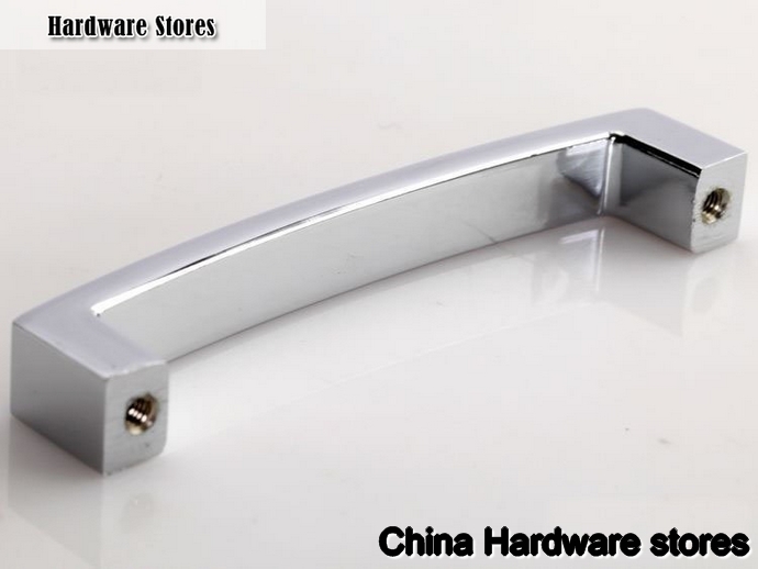 12PCS/DOZEN New Products Clear K9 Crystal Modern European Drawer Cabinet Door Handles (C.C.:128mm,Length:142mm)