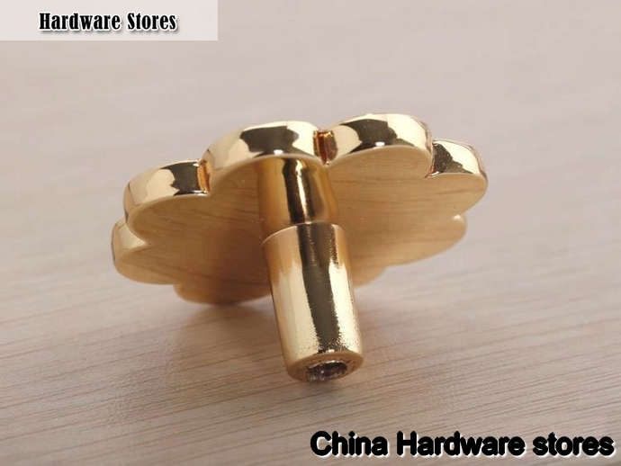 12PCS/DOZEN K9 Crystal Glass Gold Love Heart Handle Knob Cabinet Door New (Diametre: 35MM)