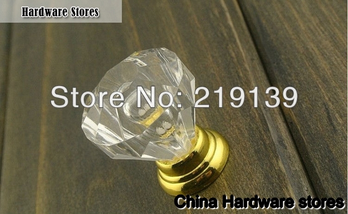 crystal drawer knob-9018