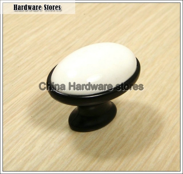 Decorative Design Black Ceramic Zinc Alloy Kitchen Cabinet Furniture Knobs ?(L:40mm,W:30mm) Decorative Design Black Ceramic Zinc Alloy Kitchen Cabinet Furniture Knobs ?(L:40mm,W:30mm)