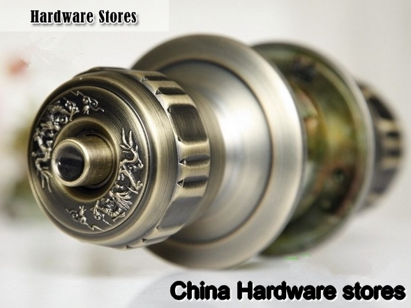 Hot Znic Alloy Round Ball Locks Door Handle Lock Diary with Key Push Lock Latch Antique Rfid Cabinet Kitchen Locks Handle