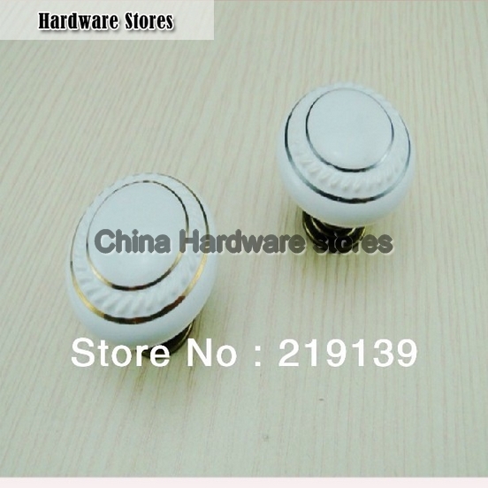 Ceramic Bedroom Furniture Kitchen Door Cabinet Pulls Drawer Porcelain White Knobs Handles