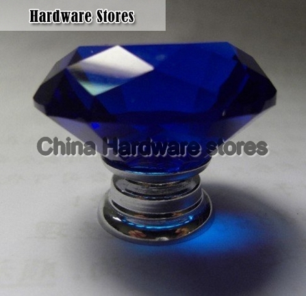 (10pcs/lot) 40mm Crystal Furniture Handles Drawer Handles & Cabinet Handles &Drawer Knobs