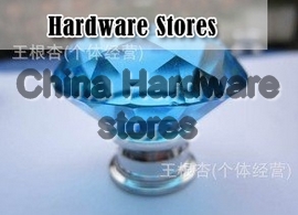 10pcs/lot 40mm light blue crystal diamond Cabinet Handles &Drawer Knobs Crystal Furniture Handles Drawer Handles
