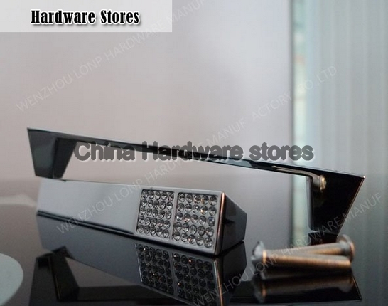 K9 Top Quality Crystal Glass Handle Knob Cabinet Door New (C.C.:128mm,Length:140mm) K9 Top Quality Crystal Glass Handle Knob Cabinet Door New (C.C.:128mm,Length:140mm)