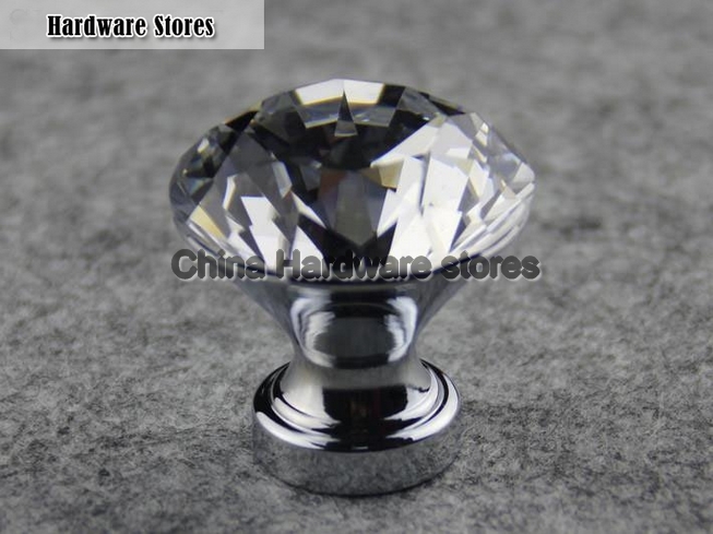 Lot of 10 Modern Fashion K9 Crystal Glass Chrome Cabinet Knobs Pull Handle New (Diameter: 30MM) Lot of 10 Modern Fashion K9 Crystal Glass Chrome Cabinet Knobs Pull Handle New (Diameter: 30MM)