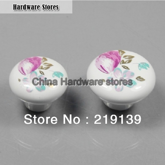 NEW Ceramic Bedroom Kitchen Door Cabinets Cupboard Pull Porcelain Drawer Knobs Handles
