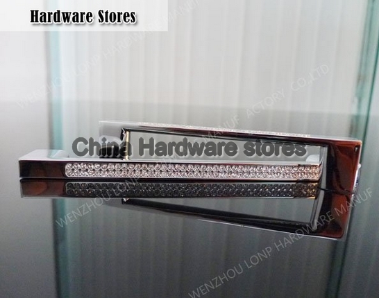 New K9 Clear Crystal Handle With Zinc Alloy Chrome Metal Part(C.C.. 128 MM) New K9 Clear Crystal Handle With Zinc Alloy Chrome Metal Part(C.C.. 128 MM)