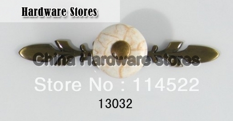 New design antique brass and ceramic door handles kitchen handles knobs wardrobe handles closet knob cabinet pulls classic 13032