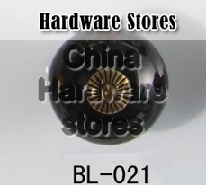 New design black ceramic knobs furniture handles knobs wardrobe and cupboard knobs drawer dresser knobs cabinet pulls BL-021