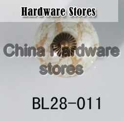 New design crackled ceramic knob furniture handles knobs wardrobe and cupboard knobs drawer dresser knobs cabinet pulls BL28-011