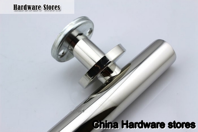 300mm 304 Stainless Steel Big Glass & Wood Door Handles Modern Furniture Dresser Chrome Silver Pulls and Knobs Drawer Hardware