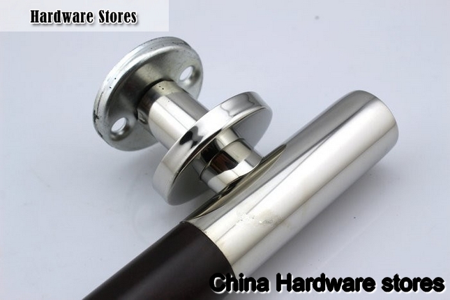 300mm 304 Stainless Steel &Walnut Glass & Wood Door Handles Furniture Dresser Chrome Silver Pulls and Knobs Drawer Hardware
