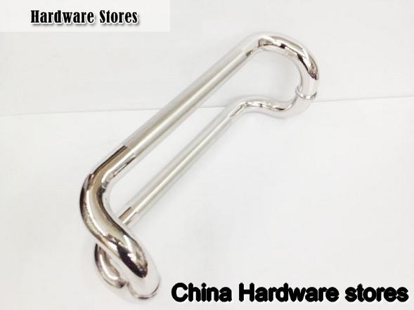 Modern Storefront Door Pull Handles Tubing Stainless Steel 17-3/4 inches For Entry/Glass Door