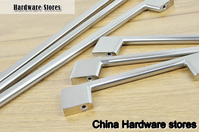 Stainless Steel Brush finish Kitchen Cabinet Drawer Handles Bar T Handle(C.C.:96mm L:130mm)