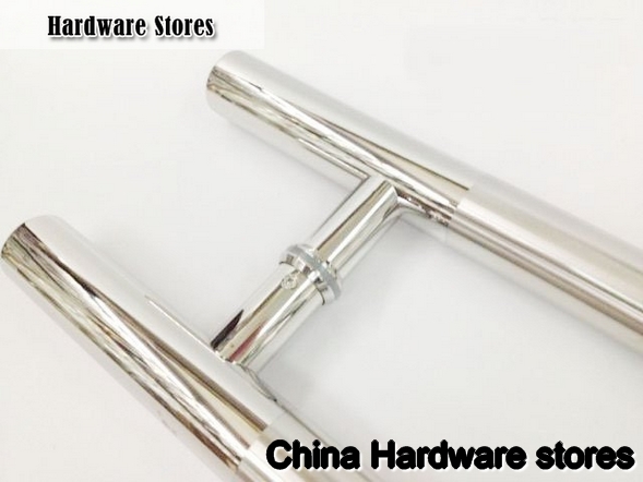 Storefront Door Pull Handles Tubing  Stainless Steel  17-3/4 inches For Entry/Glass Door