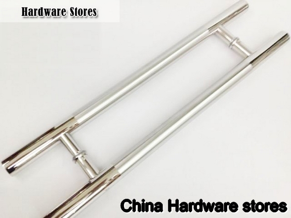 Storefront Door Pull Handles Tubing  Stainless Steel  17-3/4 inches For Entry/Glass Door