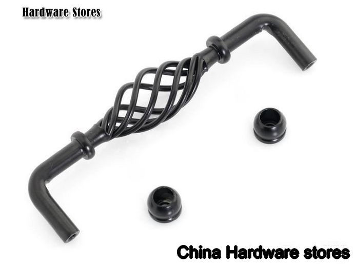 10Pcs/Lot Black Birdcage Cabinet Pull Handle and Bar Knob ( C:C:128MM L:135MM ) 10Pcs/Lot Black Birdcage Cabinet Pull Handle and Bar Knob ( C:C:128MM L:135MM )