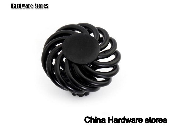 10Pcs/Lot European Style Furniture Black Birdcage Kitchen Cabinet Handle ( D:32MM H:30MM ) 10Pcs/Lot European Style Furniture Black Birdcage Kitchen Cabinet Handle ( D:32MM H:30MM )