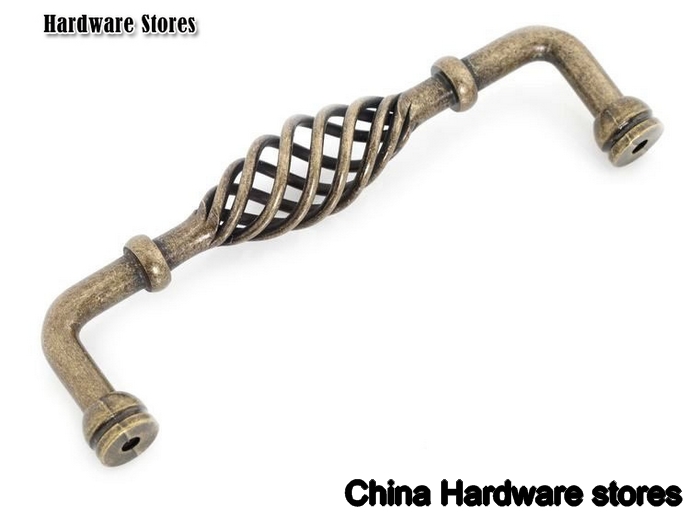 10Pcs/Lot Kitchen Cabinet Drawer Pull Handle and Knob Antique Birdcage ( C:C:128MM L:135MM ) 10Pcs/Lot Kitchen Cabinet Drawer Pull Handle and Knob Antique Birdcage ( C:C:128MM L:135MM )