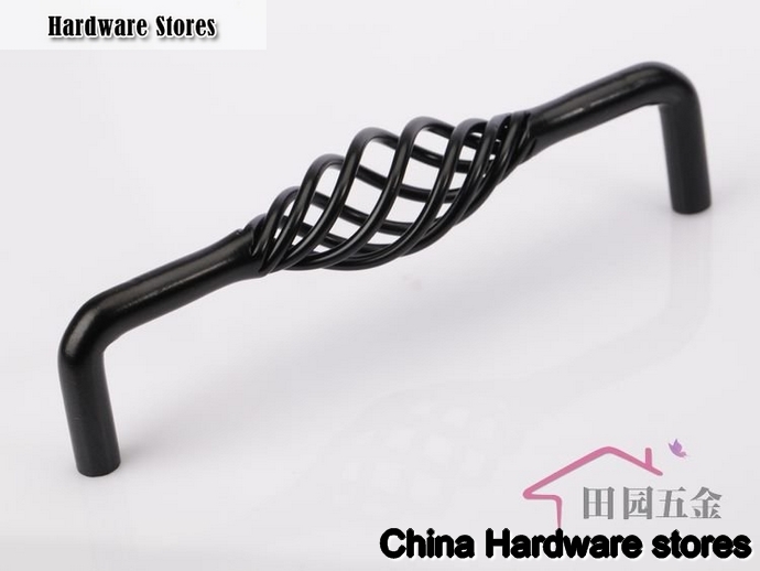 128MM Iron birdcage furniture kitchen cabinet handle/wardrobe handle C:128mm L:135mm MU-128